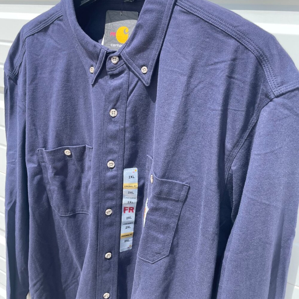 Carhartt Flame Resistant Force Hybrid Cotton Shirt - Picture 2 of 3